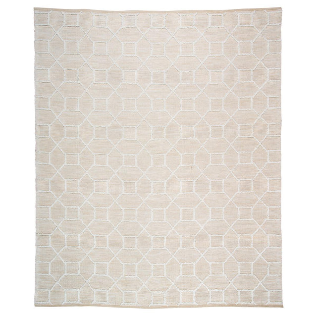 Schumacher Natural 1.17' x 0.83' Vento Indoor/Outdoor Rug