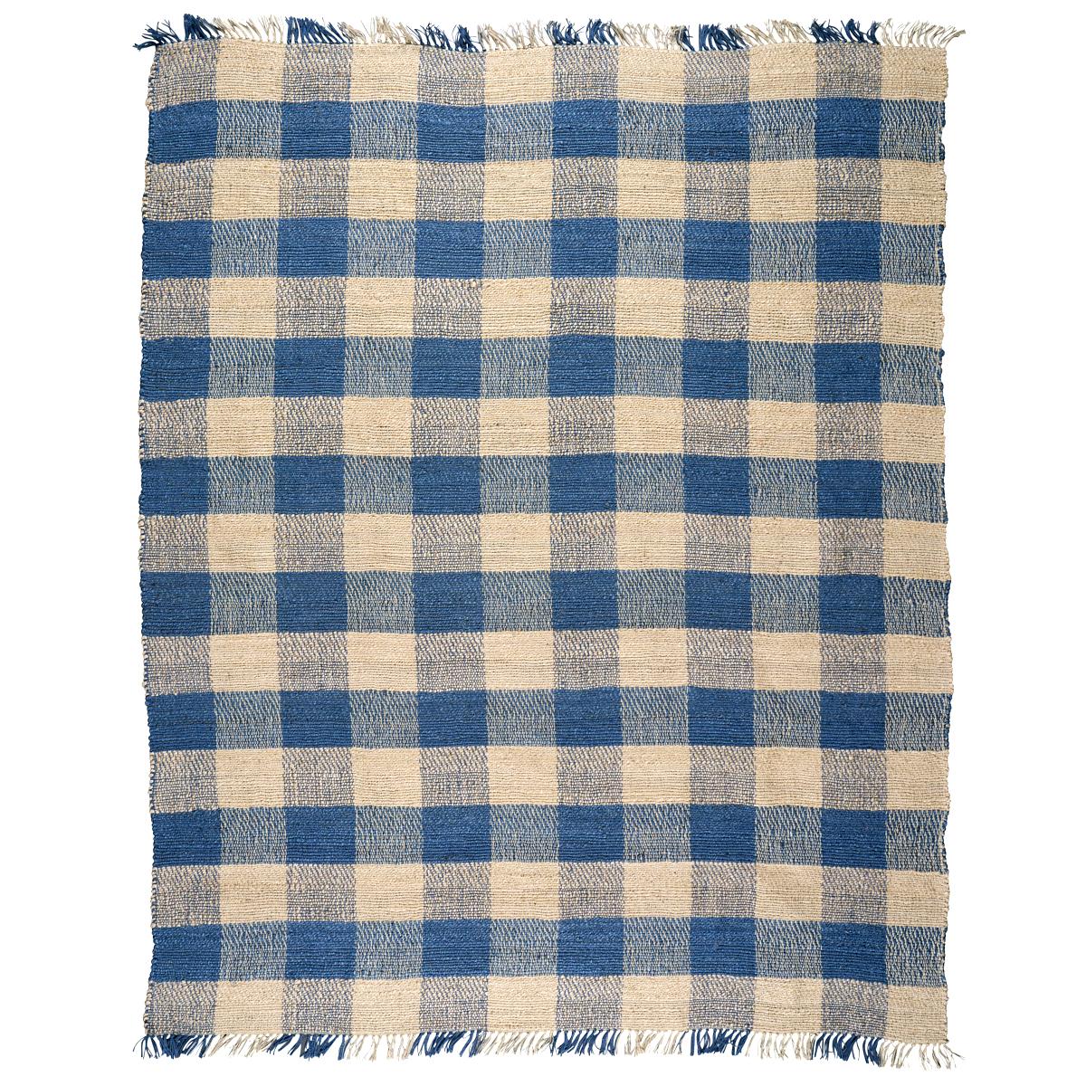 Schumacher Indigo 6' x 9' Hemming Rug