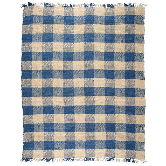 Schumacher Indigo 6' x 9' Hemming Rug