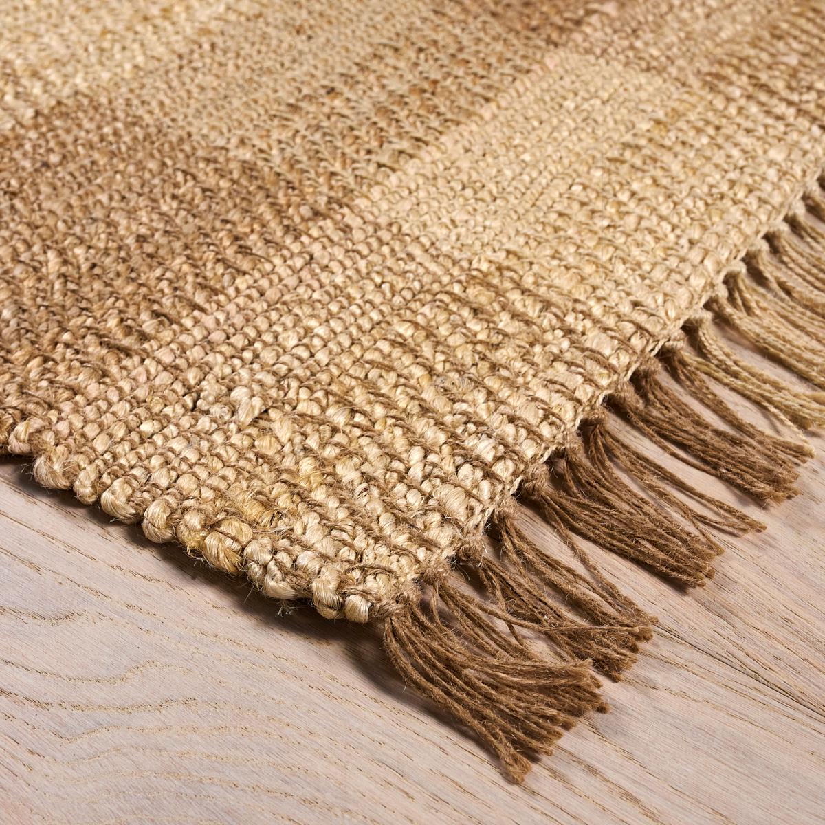 Schumacher Neutral 9' x 6' Hemming Rug