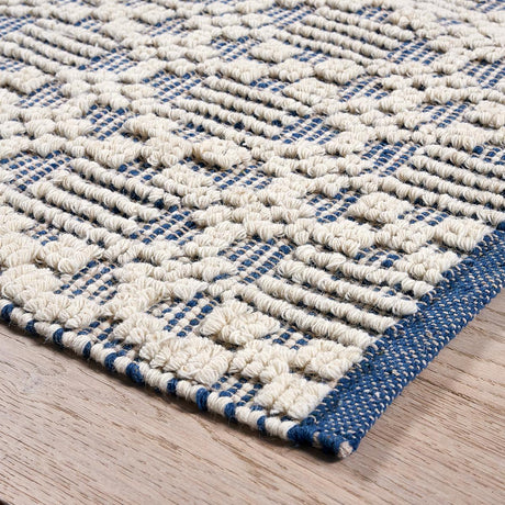 Schumacher Blue 9' x 6' Erickson Rug