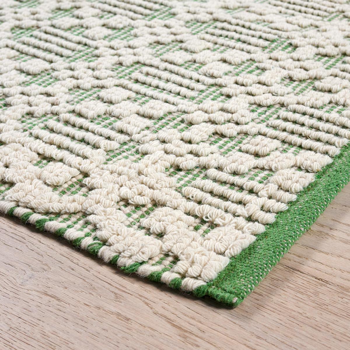Schumacher Green 9' x 6' Erickson Rug