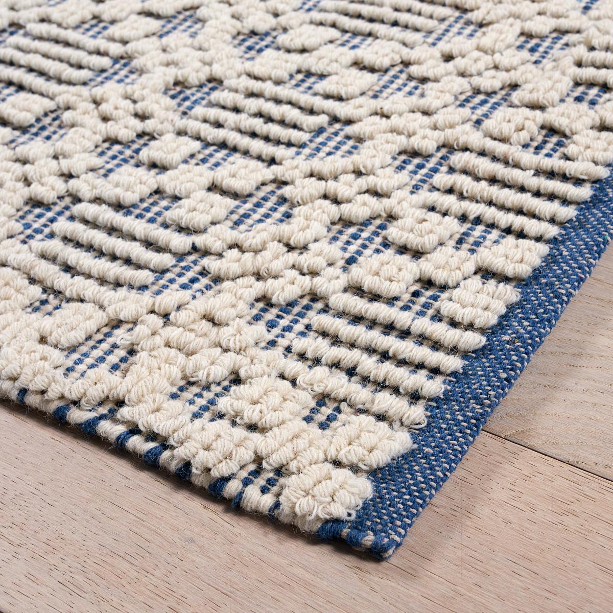 Schumacher Blue 8' x 26' Erickson Rug