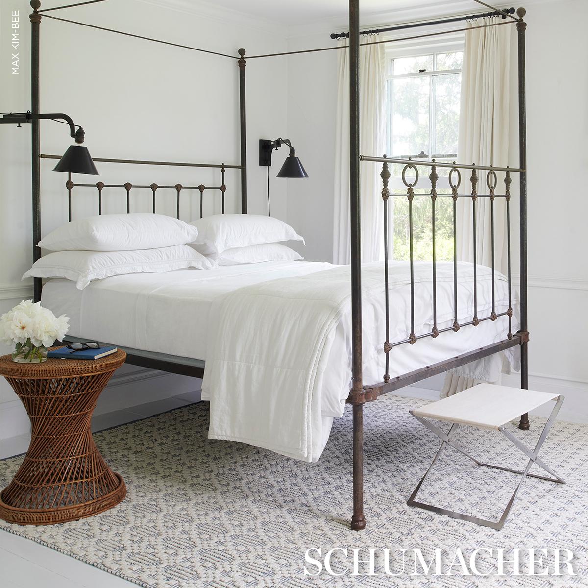 Schumacher Blue 8' x 26' Erickson Rug