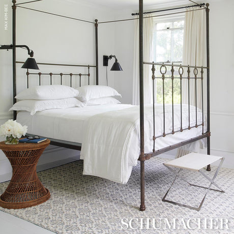 Schumacher Blue 8' x 26' Erickson Rug