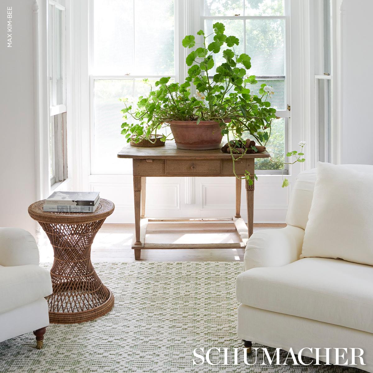 Schumacher Green 10' x 8' Erickson Rug