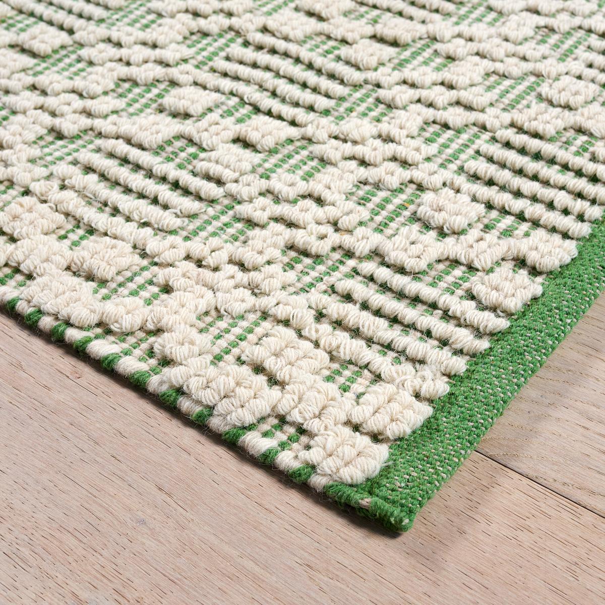 Schumacher Green 8' x 26' Erickson Rug