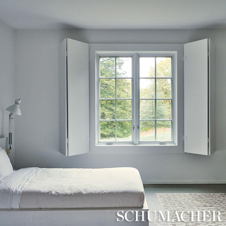 Schumacher Stone 0.67' x 0.21' Abstract Ikat Indoor/Outdoor Rug