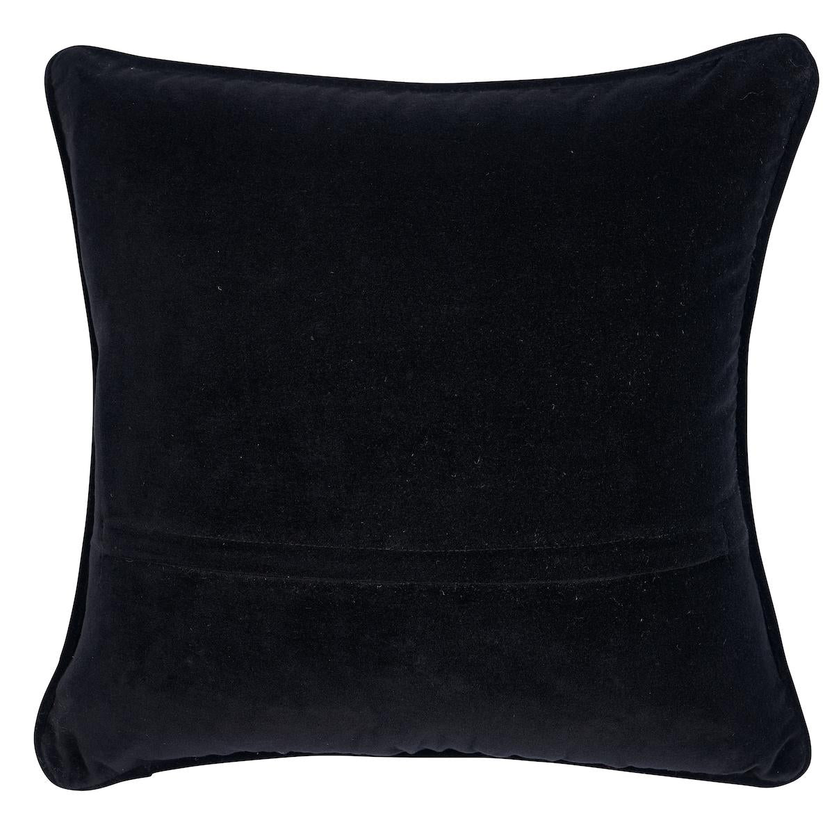Schumacher Blue 14" x 14" Eustace Needlepoint Pillow