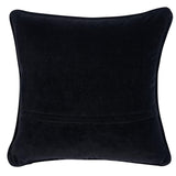 Schumacher Blue 14" x 14" Eustace Needlepoint Pillow