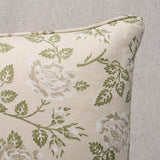 Schumacher Green 18" x 18" Lavinia Pillow