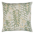 Schumacher Aqua 22" x 22" Ashbee Botanical Pillow