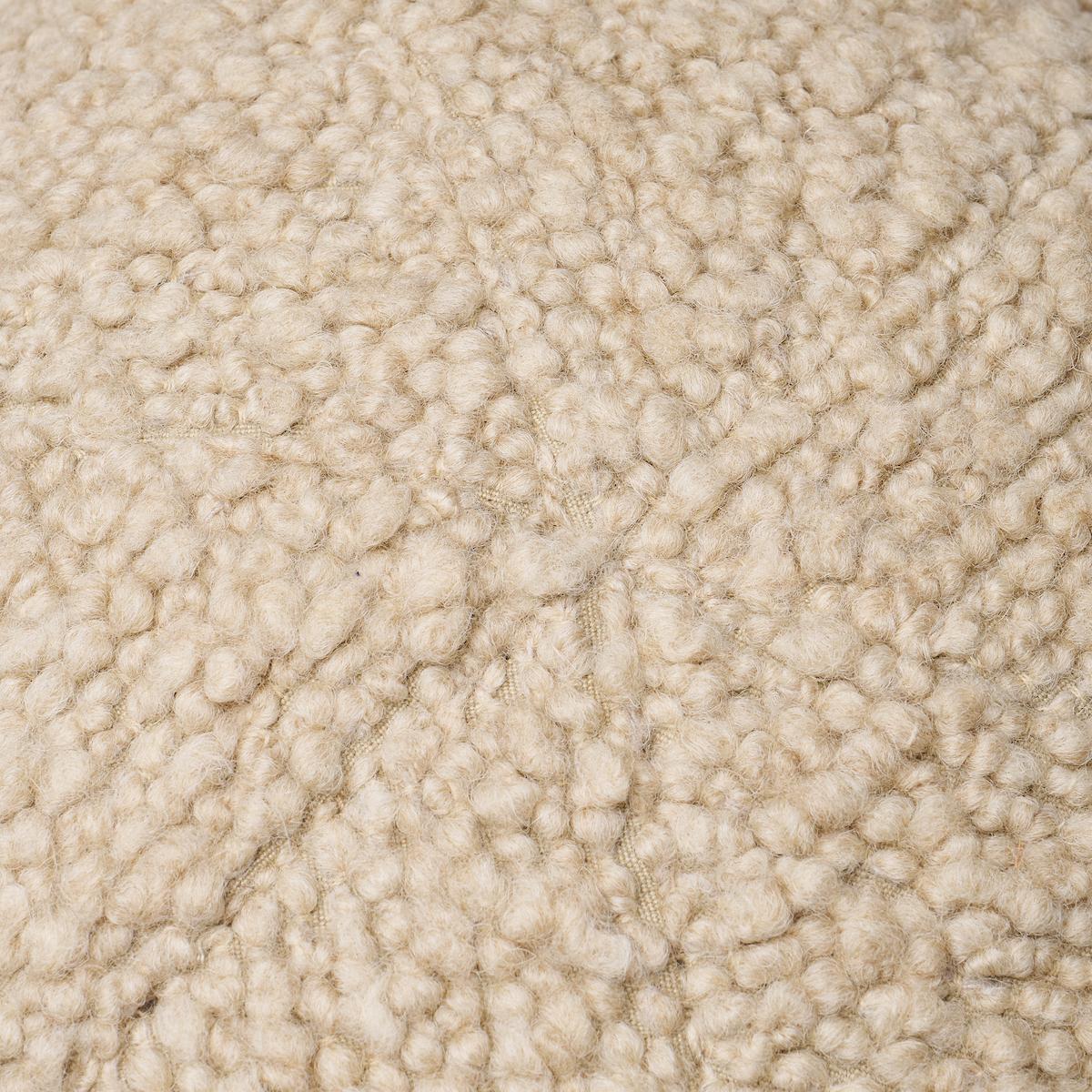 Schumacher Bisque 12" x 12" Margarete Sphere Pillow