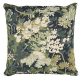 Schumacher Peacock 18" x 18" Verdure Tapestry Pillow