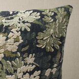 Schumacher Peacock 22" x 22" Verdure Tapestry Pillow