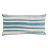 Schumacher Ciel 24" x 12" Chimay Stripe Velvet