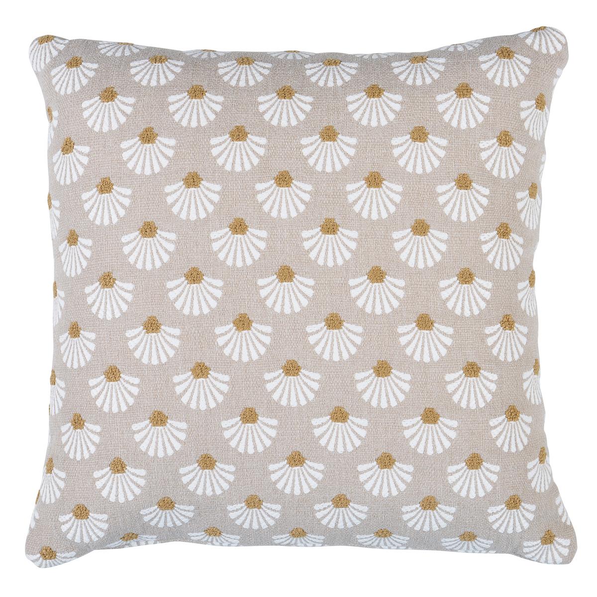 Schumacher Sand 18" x 18" Bellini I/O Pillow