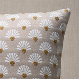 Schumacher Sand 18" x 18" Bellini I/O Pillow