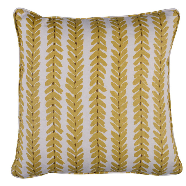Schumacher Mimosa 20" x 20" Woodperry Pillow