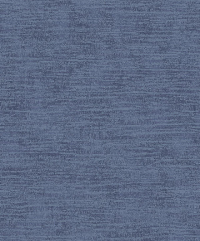 Seabrook Bark Texture Metallic Storm Blue Wallpaper