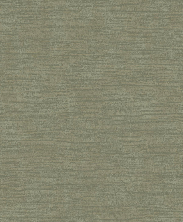 Seabrook Bark Texture Metallic Olive Wallpaper