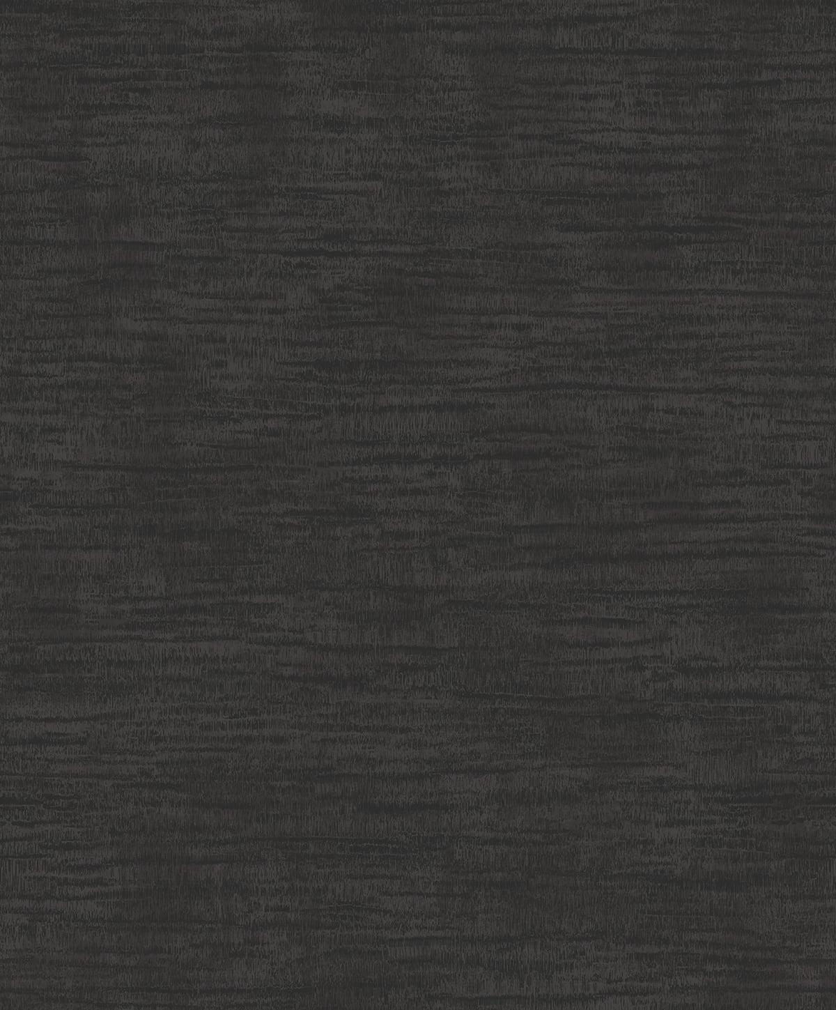 Seabrook Bark Texture Metallic Charcoal & Ebony Wallpaper