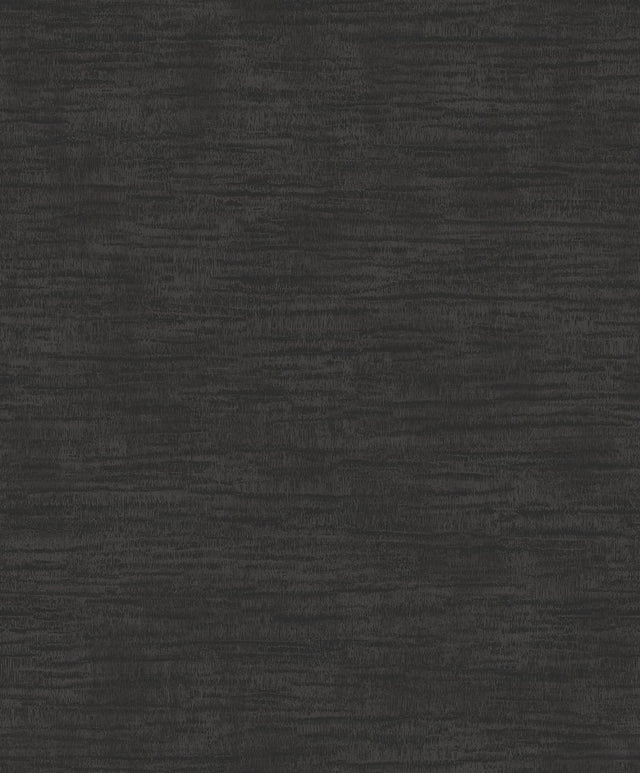 Seabrook Bark Texture Metallic Charcoal & Ebony Wallpaper