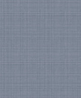 Seabrook Crosshatch Linen Metallic Slate Blue Wallpaper