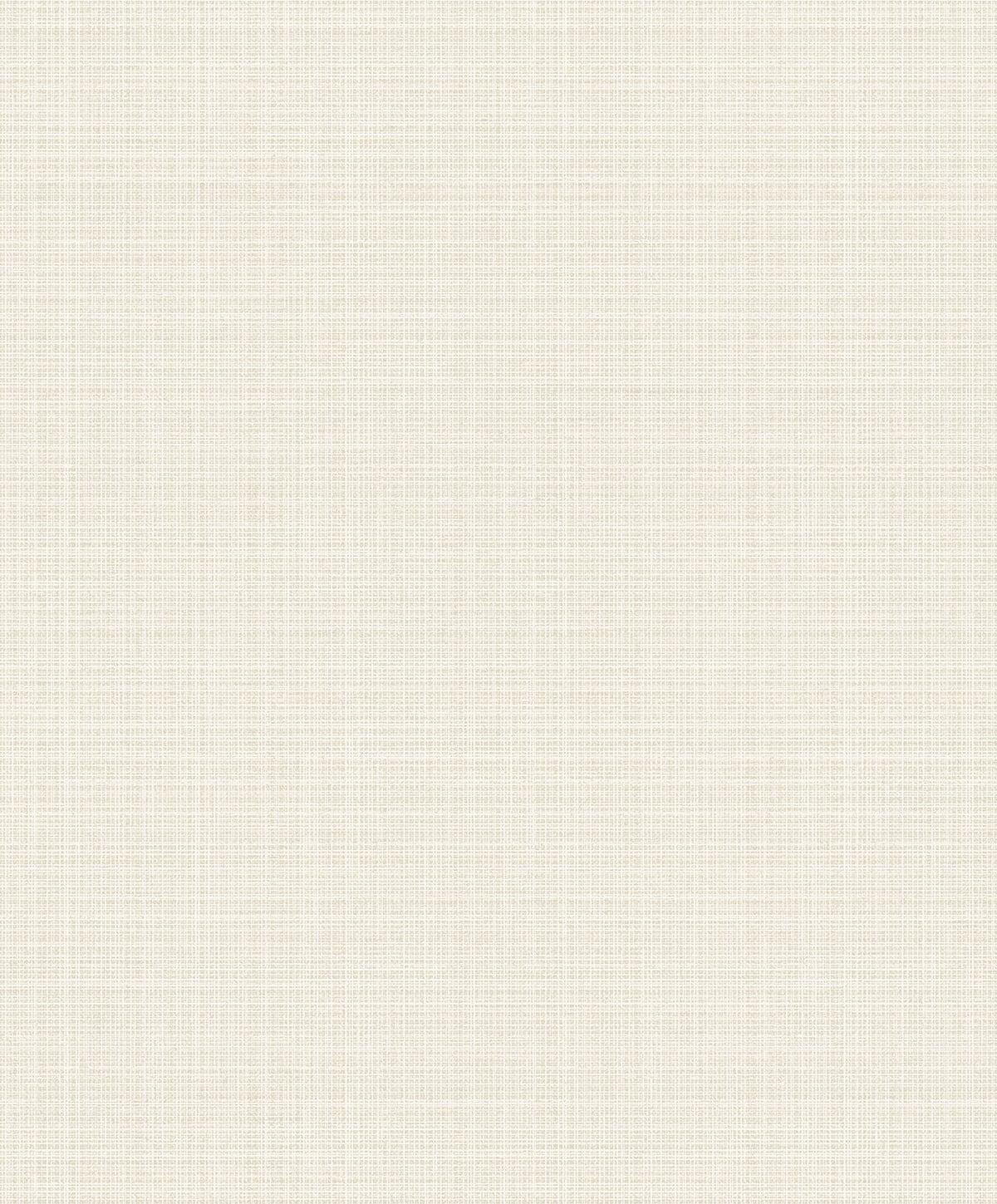 Seabrook Crosshatch Linen Metallic Ivory Wallpaper