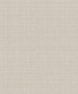 Seabrook Crosshatch Linen Metallic Greige Wallpaper