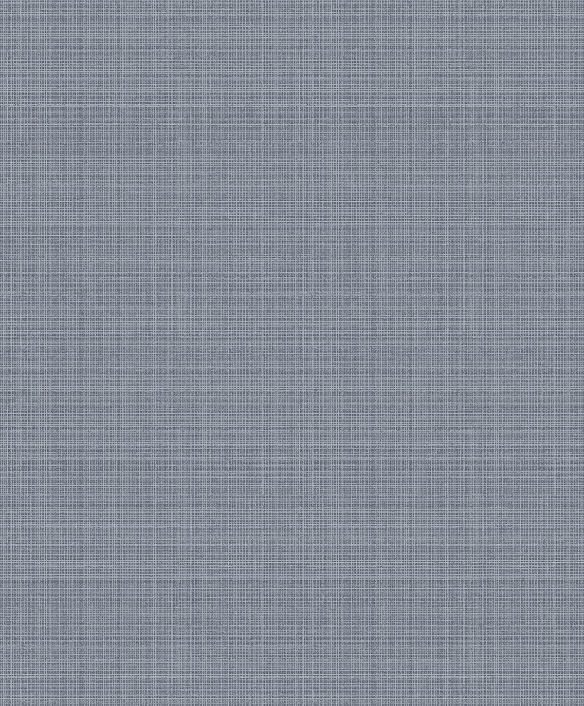 Seabrook Crosshatch Linen Metallic Smoke Wallpaper