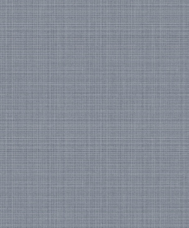 Seabrook Crosshatch Linen Metallic Smoke Wallpaper