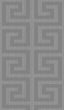 Seabrook Greek Key Metallic Silver & Earl Gray Wallpaper