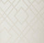 Seabrook Diamond Lattice Metallic Ivory Wallpaper