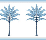 Seabrook Montgomery Palm Border Blue Lake Wallpaper