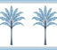 Seabrook Montgomery Palm Border Blue Lake Wallpaper