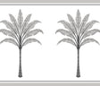 Seabrook Montgomery Palm Border Harbor Grey Wallpaper