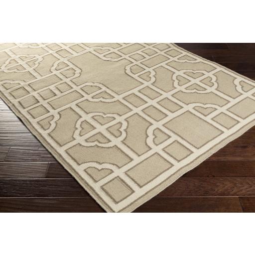 Surya Alameda AMD-1066 Beige Dark Brown 5' x 8' Rug