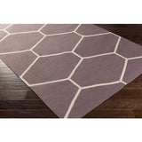 Surya Atrium ATM-3010 Off-White Plum 5' x 7'6" Rug