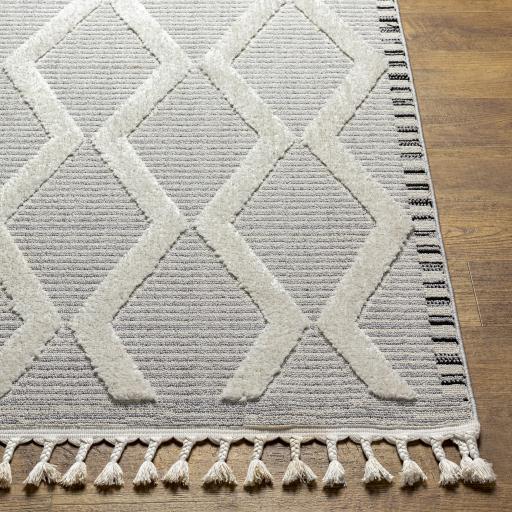Surya Azilal AZI-2317 Black Gray 2'7" x 7'3" Rug