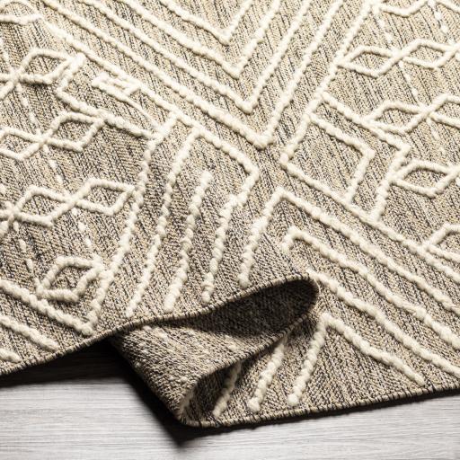 Surya Bedouin BDO-2308 Black Cream 2' x 3' Rug