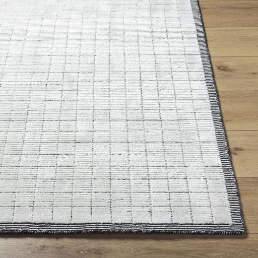 Surya Carre CCR-2301 Black Light Gray 15' x 75' Rug