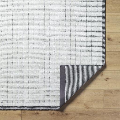 Surya Carre CCR-2301 Black Light Gray 15' x 75' Rug