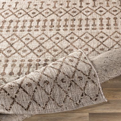 Surya Eagean EAG-2331 Dark Brown Medium Brown 5'3" x 7'7" Rug