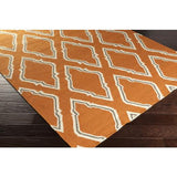 Surya Fallon FAL-1098 Burnt Orange Charcoal 2'6" x 8' Rug