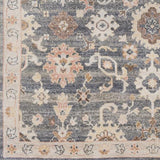 Surya Gorgeous GGS-1003 Charcoal Dusty Coral 2' x 3' Rug