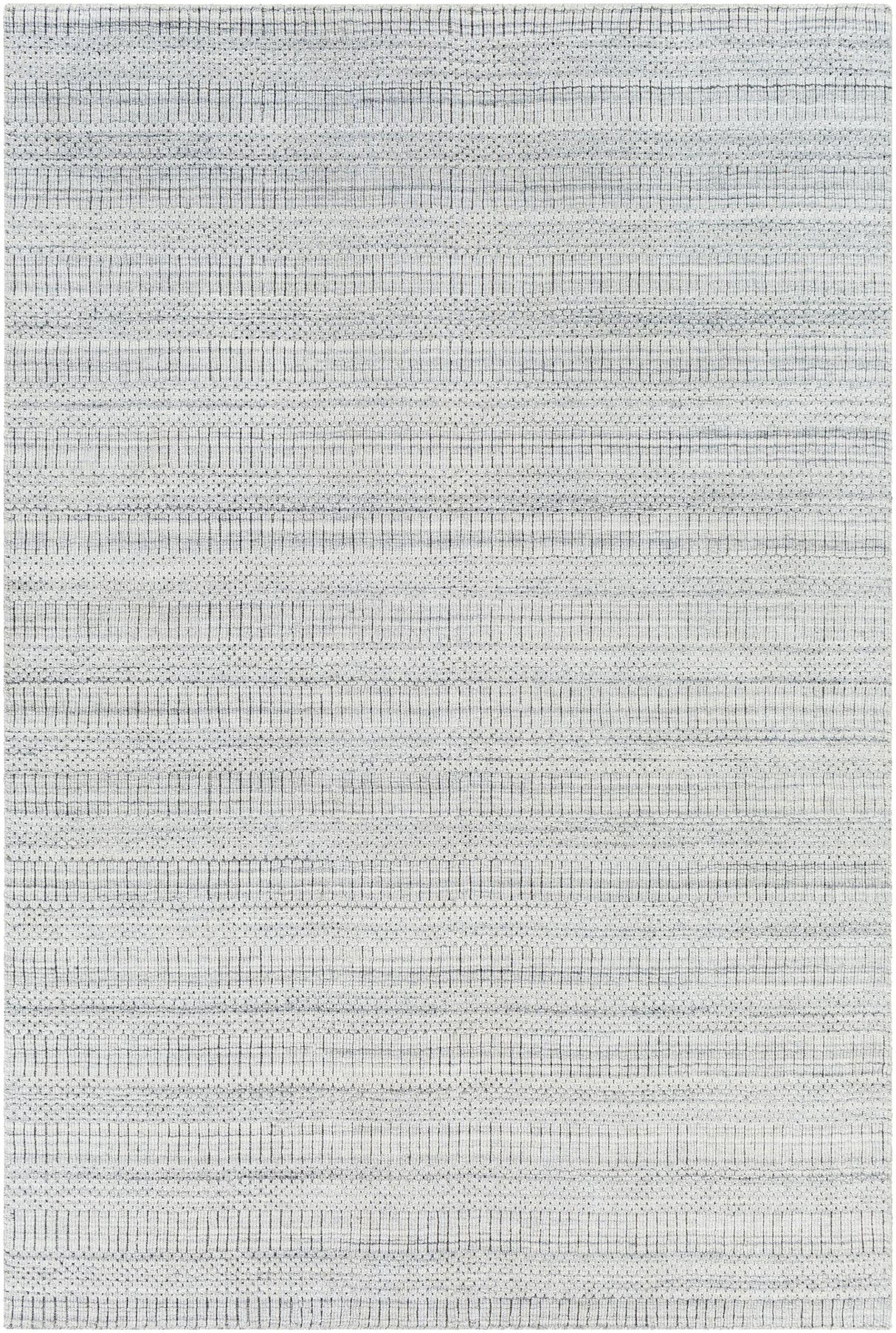 Surya Hickory HCK-2301 Charcoal Cream 15' x 50' Rug