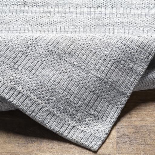 Surya Hickory HCK-2301 Charcoal Cream 15' x 50' Rug