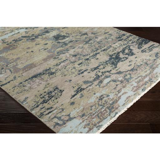 Surya Herkimer HRK-1002 Aqua Charcoal 2' x 3' Rug
