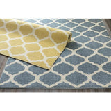Surya Horizon HRZ-1077 Cream Mustard 3'3" x 5' Rug